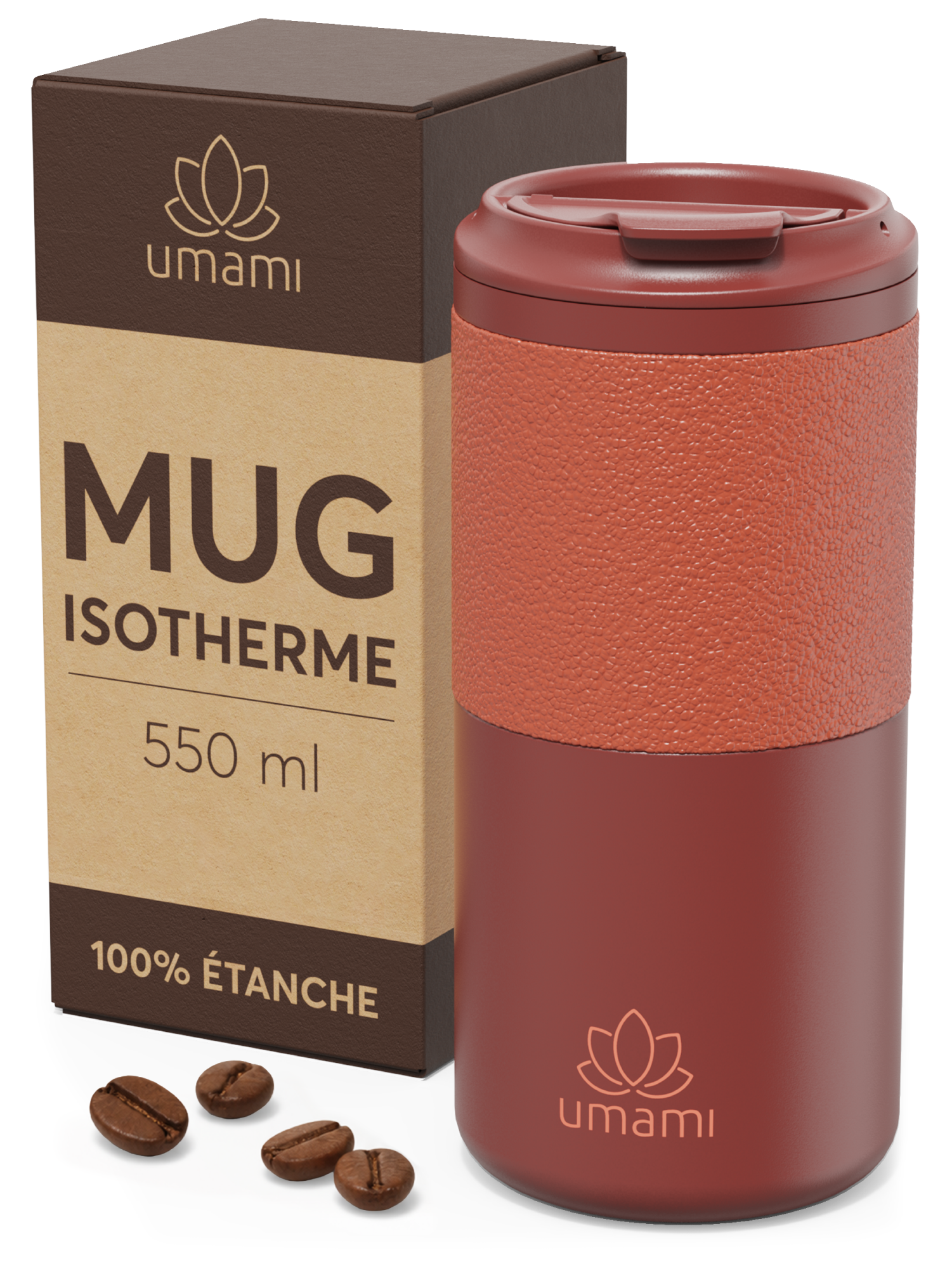 Thermobecher Rot 550 ml